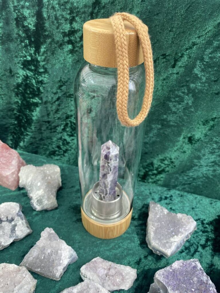 Amethist waterfles - edelsteen bij CrystalKoorn